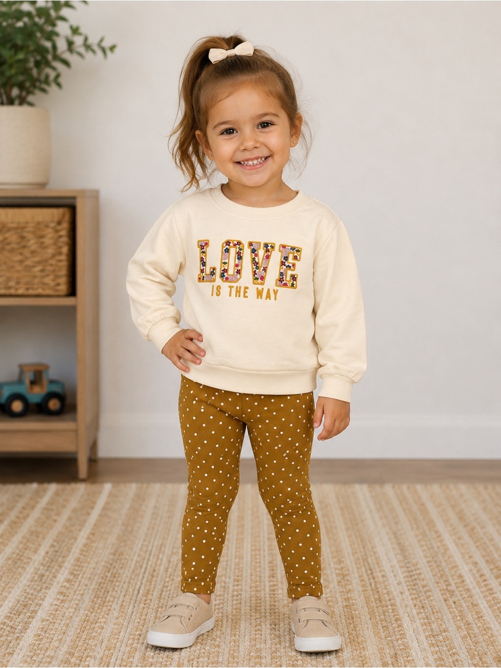 CARTERS LOVE IS THE WAY FLOWER OUTFIT